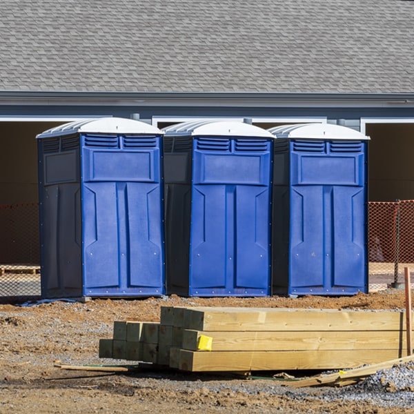 is there a specific order in which to place multiple porta potties in Lafayette Tennessee